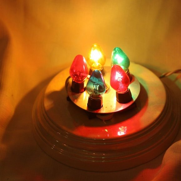 Rare 1982 Vintage Atlantic Mold Ceramic Christmas Lighted NATIVITY SCENE - Picture 4 of 7